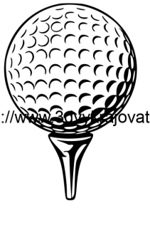 Zápich - Golfový míček